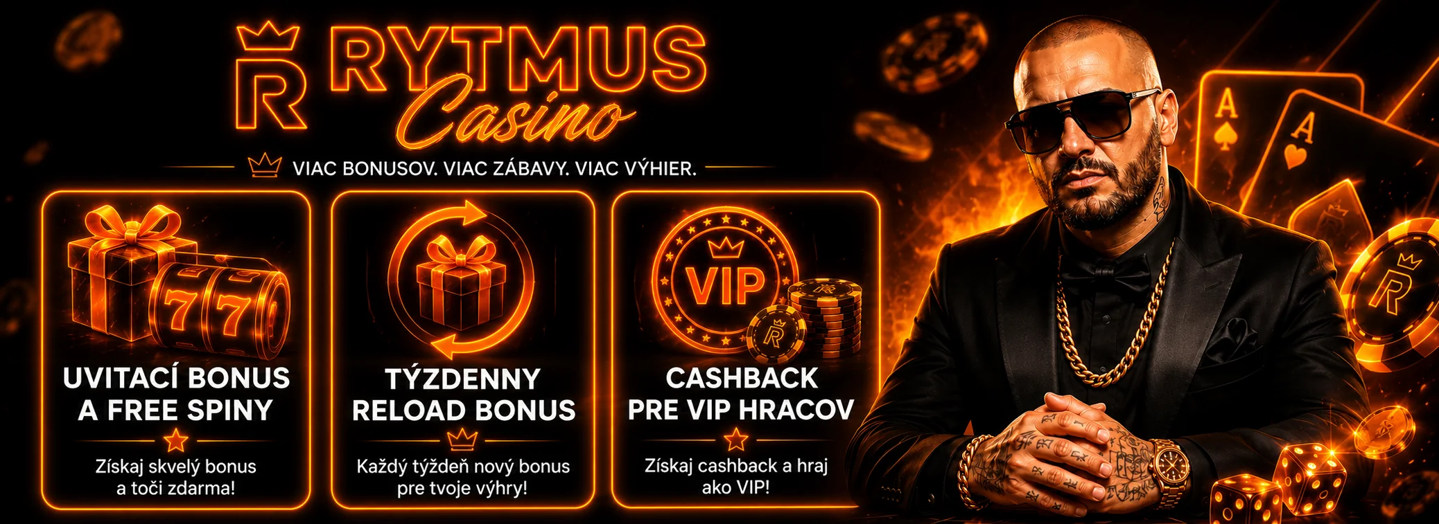 Rytmus Casino bonus az 500 EUR + free spiny na automaty Pragmatic Play
